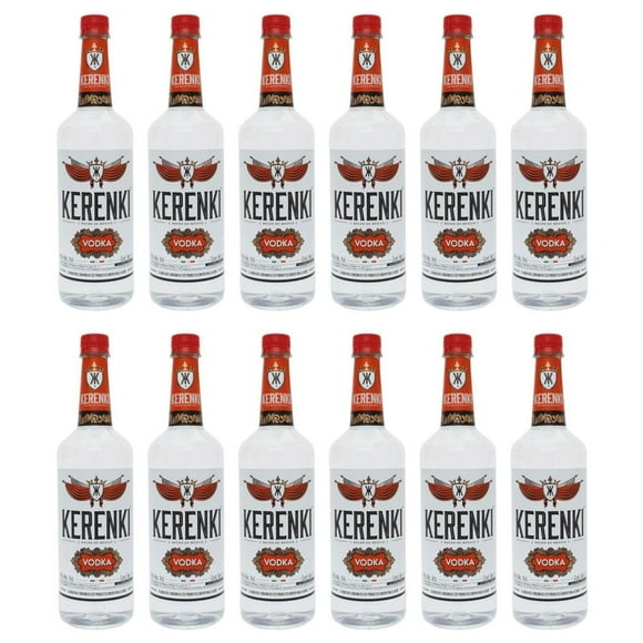 Pack de 12 Vodka Kerenki Pet 1 L Kerenki Pet