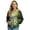 Green-Cat Flower, variant on DISNIMO Valentine's Day Sweatshirts for Women Long Sleeve Jackets Zip Up Outwear Casual Sweatshirt Jacket for Daily Wear, S