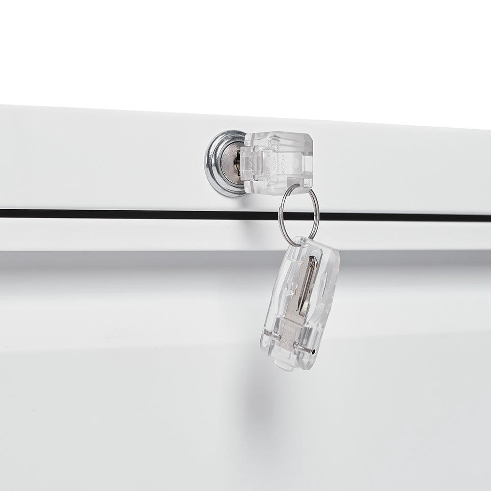 YDSM Filing Cabinet Lateral File Cabinet 3 Drawer, White Filing Cabinets with Lock, Locking Metal File Cabinets Three Drawer Office Cabinet for Legal/Letter/A4/F4 Home Offic