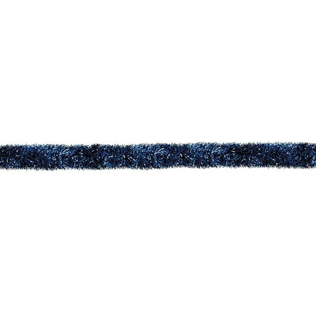 FR Gleam 'N Tinsel Garland 4" x 100' Blue - 1 Pack