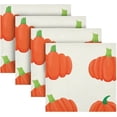 thumbnail image 5 of Coolnut Pumpkin Cloth Napkins Set of 4,Reusable Washable Polyester Dinner Table Napkins for Kitchen,Dining,Restaurant,Party Decoration, 5 of 7
