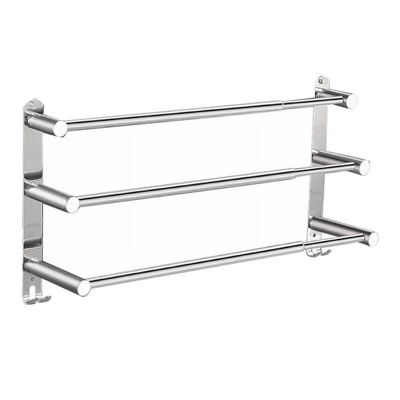 MTYIQS Adjustable Towel Bar Stainless Steel Towel Rack for Bathroom Kitchen Towel Rack