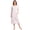 Pink, variant on Robes for Women, AMITOFO Women's Floral Zip-Up Robe with Pockets, Lightweight Summer V-Neck 3/4 Sleeve Long Housecoat Bathrobe for Women, Light blue M