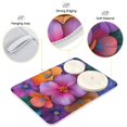 thumbnail image 4 of Yayeee Dish Drying Mat for Kitchen Counter Ultra Absorbent Easy Clean Pad 18x16", Large Purple Flowers, 4 of 7