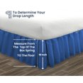 thumbnail image 5 of SGI Bedding 18 Inch Ruffled Bed Skirt | Microfiber Bed Skirt | Fade Resistant, Wrinkle Free, Anti-static, Decorative, Extra Storage Space, Clutter-Free |Full, Egyptian Blue, 5 of 8