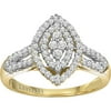 Keepsake Goddess 1/2 Carat T.W. Diamond Marquise Ring in 10kt Yellow Gold