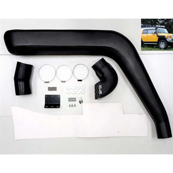 Snorkel Kit System For 2007-2012 Toyota FJ Cruiser 1GR-FE 2WD 4WD Offroad 4.0 V6 High Mount Pipe Tube