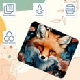 thumbnail image 3 of Fox Printed Square Desk Pad, 8.3x9.8 Inch Non-Slip Rubber Bottom Gaming Mousepad, Desk Mat for Office and Gaming, 3 of 6