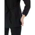 thumbnail image 6 of MixMatchy Women's Ruched 3/4 Sleeve Buttonless Stretchy Blazer, 6 of 6