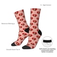 thumbnail image 4 of Daiia Basset hound dog with paw Print Crew Socks – Soft Breathable Long Socks for Men & Women, Moisture-Wicking & Comfortable Daily Wear Socks, One-Size Fits Most (US 5-11), 4 of 6