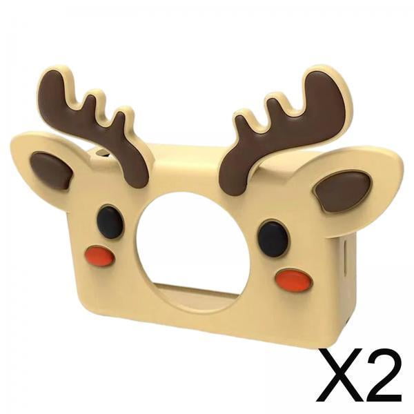 Bonita funda de silicona,Linda funda protectora de silicona,Estuche protector de carcasa suave a prueba de golpes,Cámara digital para niños mini a prueba de golpes,Regalo de Navidad para