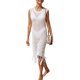 thumbnail image 2 of Las mujeres encubrimiento vestido, sin mangas cuello redondo ahuecado ver a través de borlas vestido de playa de verano Nituyy Blusa de punto sin mangas con flecos, 2 of 5