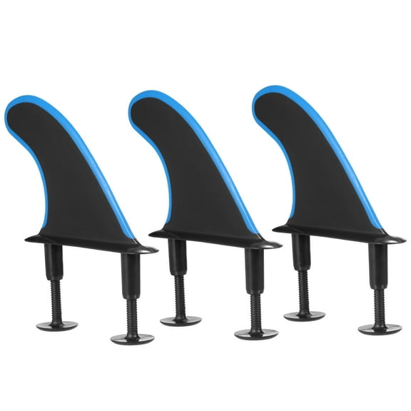 Andoer High-Quality Surf Fins for Soft Surfboard, Set of 3 with Screws, 4.5 Inch Size
