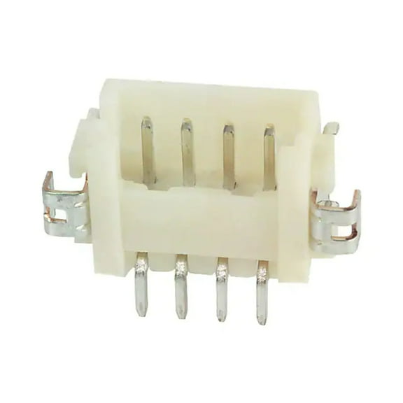 Pack of 10 DF13-4P-1.25H(21) Connector Header 4 position 1.25mm Surface Mount Right Angle :RoHs , Cut Tape