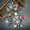 thumbnail image 3 of Natural Gemstone Dragon Ball Round Reiki Chakra Healing Pendant Necklaces Beads, 3 of 6