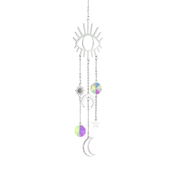 Windchime Sparkling Catcher, campanillas de viento hechas a mano, adorno para exteriores para jardín