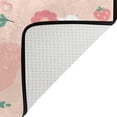 thumbnail image 4 of Cat Strawberry Floral Area Rugs Colorful Large Non-Slip Floor Mat Decorative Carpets Doormat for Kitchen Living Dining Dorm Playing Room Bedroom 31 x 20inch, 4 of 7