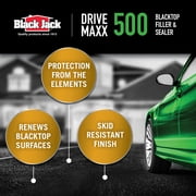 Black Jack Drive-Maxx 500 Premium 5 Year Filler & Sealer, 5 Gallons, Fills Small Cracks, Fast Dry Technology, Stand Up To Heavy Vehicles, Driveway Sealer Asphalt