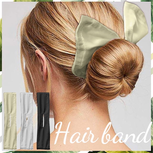Fiudx Diadema Ligera de Flores de Donut con Estampado Coreano de Pelo Francés, 3 Unidades