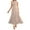 Beige, variant on LLYwey Formal Dresses for Women Wedding Guest Evening Gown Elegant Solid Front Cross Sleeveless Ruffle A-Line Maxi Long Dresses, Sun-34, Black, M