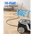 thumbnail image 5 of Max 1600W Multi-Surface Bagless Canister Vacuum Cleaner, 40kPa Suction, Lightweight Corded Vacuum, HEPA Filter, Auto Cord Rewind, Floors, Carpets, Pet Hair, Home Apartment, 5 of 5