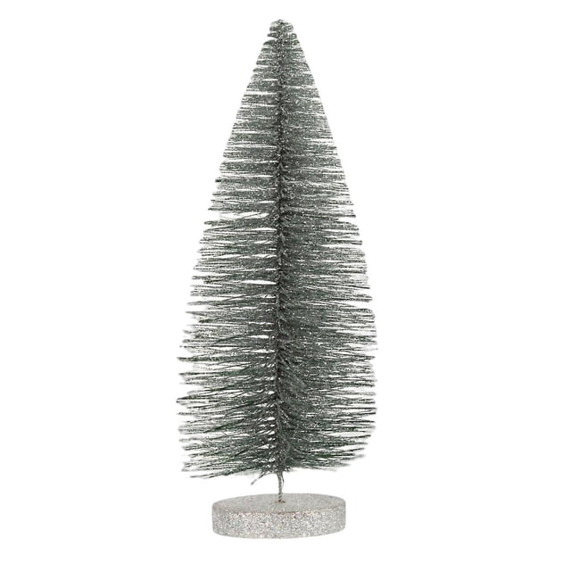 30cm Farfi-miniárbol de Navidad de mesa, decoración de pino Artificial multicolor con Base para fiesta de Navidad, escritorio para el hogar
