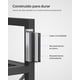 thumbnail image 3 of Estantería Metálica de 5 Niveles con Ruedas, Estantería de Malla con Marcos Laterales en X, 32 x 80 x 145.5 cm, para Entrada, Cocina, Salón, Baño, Estilo Industrial, Negro, 3 of 5