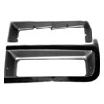 thumbnail image 3 of For Chevy Astro 1992 1993 1994 1995 1996 Headlight Bezel Driver and Passenger Side Pair w/Single Rectangular Headlight | Silver/Dark Argent | Replacement For 15685965, 15685966 | GM2512187, GM2513187, 3 of 3