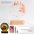 thumbnail image 2 of Night Lamp Bedside Acrylic Pressed Flowers Nightstand Light Coffee Table Nightlight Eye Protection USB Charging Holiday Gifts, 2 of 7