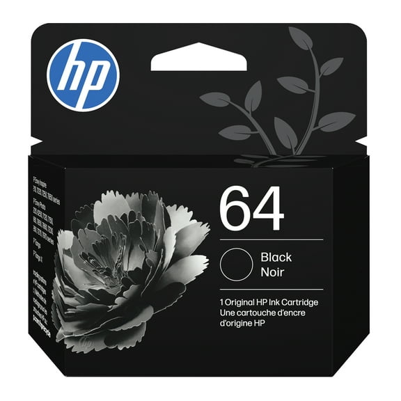 HP 64 Black Original Ink Cartridge NA