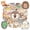 4A-50pcs, variant on 35pcs-50pcs Cute Animal Stickers Cartoon Kids Stickers Funny Kids Stickers for Laptops Phone Notebook