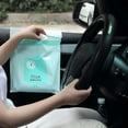 thumbnail image 4 of Paquete de 60 bolsas de basura para coche, tira adhesiva fuerte, desechable, fácil de pegar, bolsa de basura colgante portátil para coche, hogar, cocina, oficina, 4 of 5