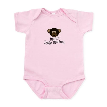 

CafePress - Mimi s Little Monkey BOY Infant Bodysuit - Baby Light Bodysuit Size Newborn - 24 Months