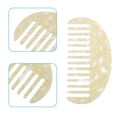 thumbnail image 4 of Unique Bargains 2 Pcs Hair Comb Wide Tooth Anti-Static Hair Care Detangling Comb White, 4 of 7