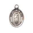 thumbnail image 2 of .925 Sterling Silver Our Lady of Tears Medal Pendant on 24 Inch Endless Rhodium Plated Heavy Curb Brass Chain, Catholic Religious Necklace -Made in USA- Deluxe Velvet Gift Box, 2 of 6