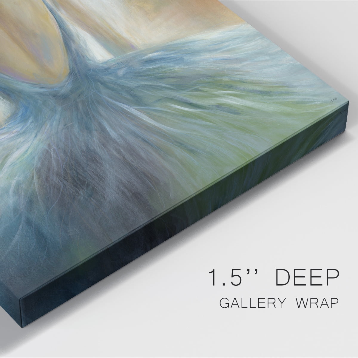 Lady in Blue Premium Gallery Wrapped Canvas - Ready to Hang
