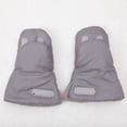 thumbnail image 3 of Stroller Winter Gloves for Babies - Fleece-Lined Hand Warmers for Strolls (0-2 Years Cozy & Safe) Clearance, Hontri 1 Pair Handlebar Gloves Cozy Cold Anti Slip , Grey, One Size, 3 of 5