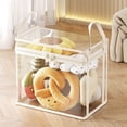 thumbnail image 2 of Doll Storage Bucket with Zipper Closure, Portable Toy Organizer for Kids’ Stuffed Animals, 2 of 7