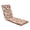 Red Ivory, variant on Ruby Red Outdoor Printed Leaves Lounger Cushion 22 x 71 in Red Ivory
