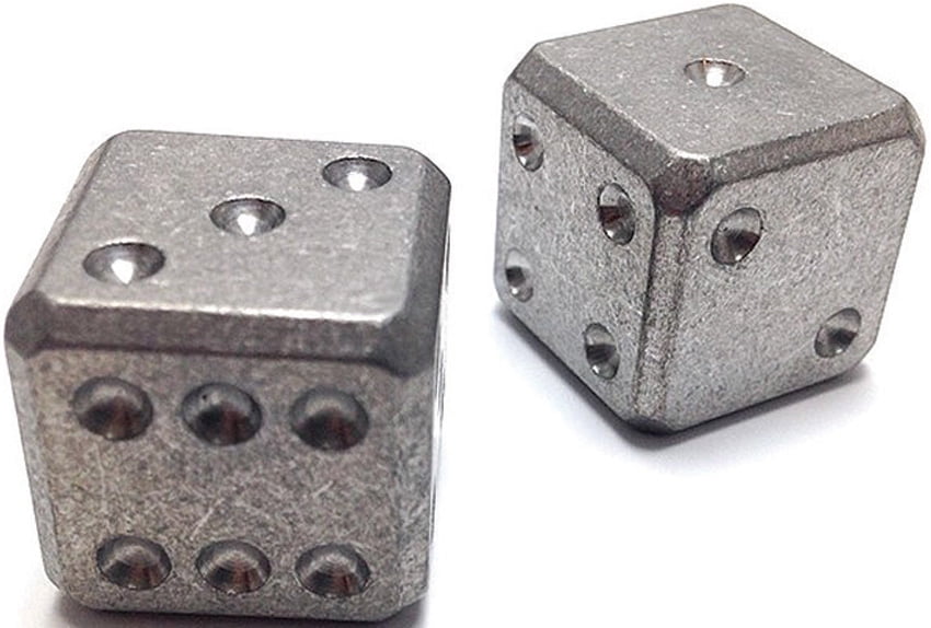 Titanium Dice Set Stonewash