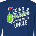 thumbnail image 4 of Inktastic Going Golfing with my Uncle- kids golf Long Sleeve Youth T-Shirt, 4 of 5
