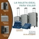 thumbnail image 3 of Set de 3 Maleta Fly & Trip Sidney 20, 24 y 28 Con 4 Ruedas Color Plata, 3 of 8