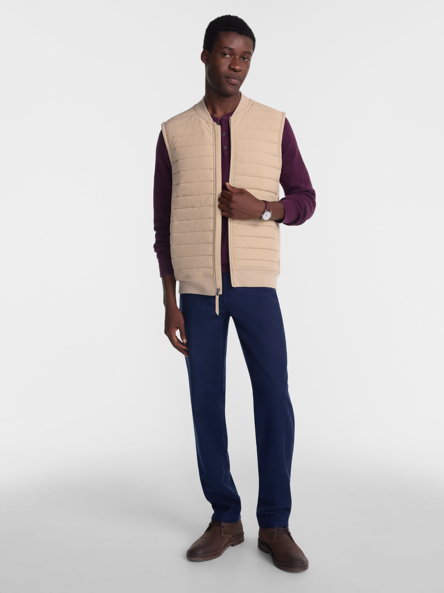 George Men's Quilted Vest, Sizes XS-4XLT