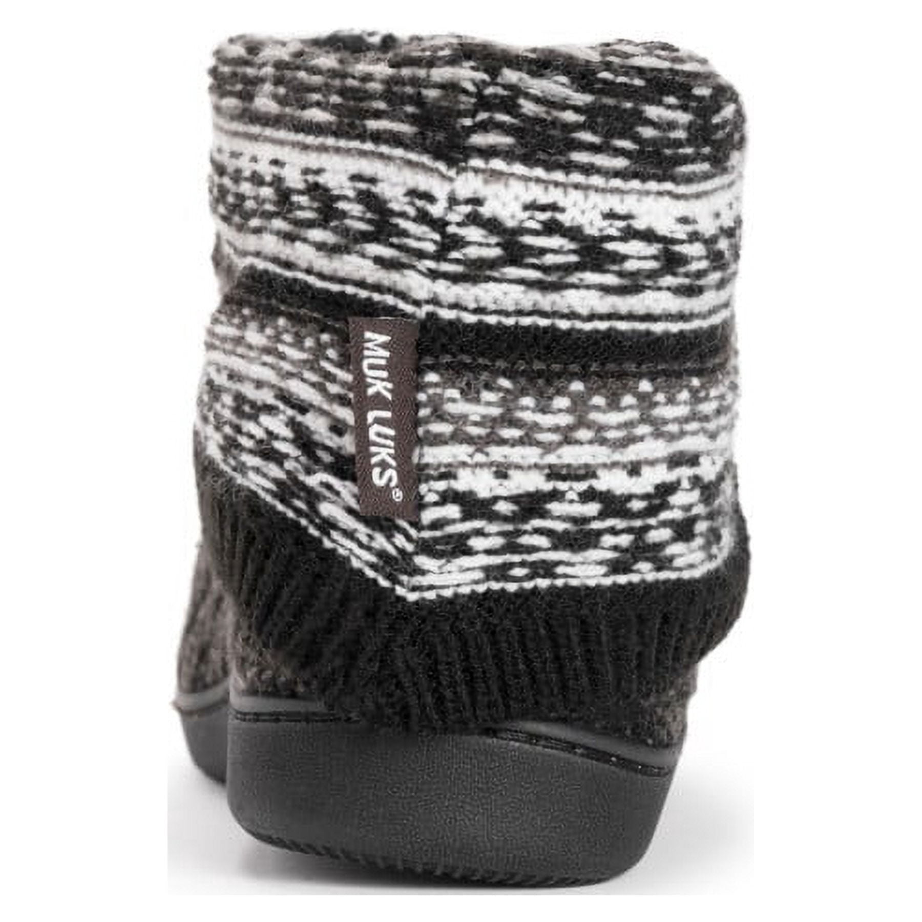 ROCHELLE SLP-BLACK/WHITE BOHO
