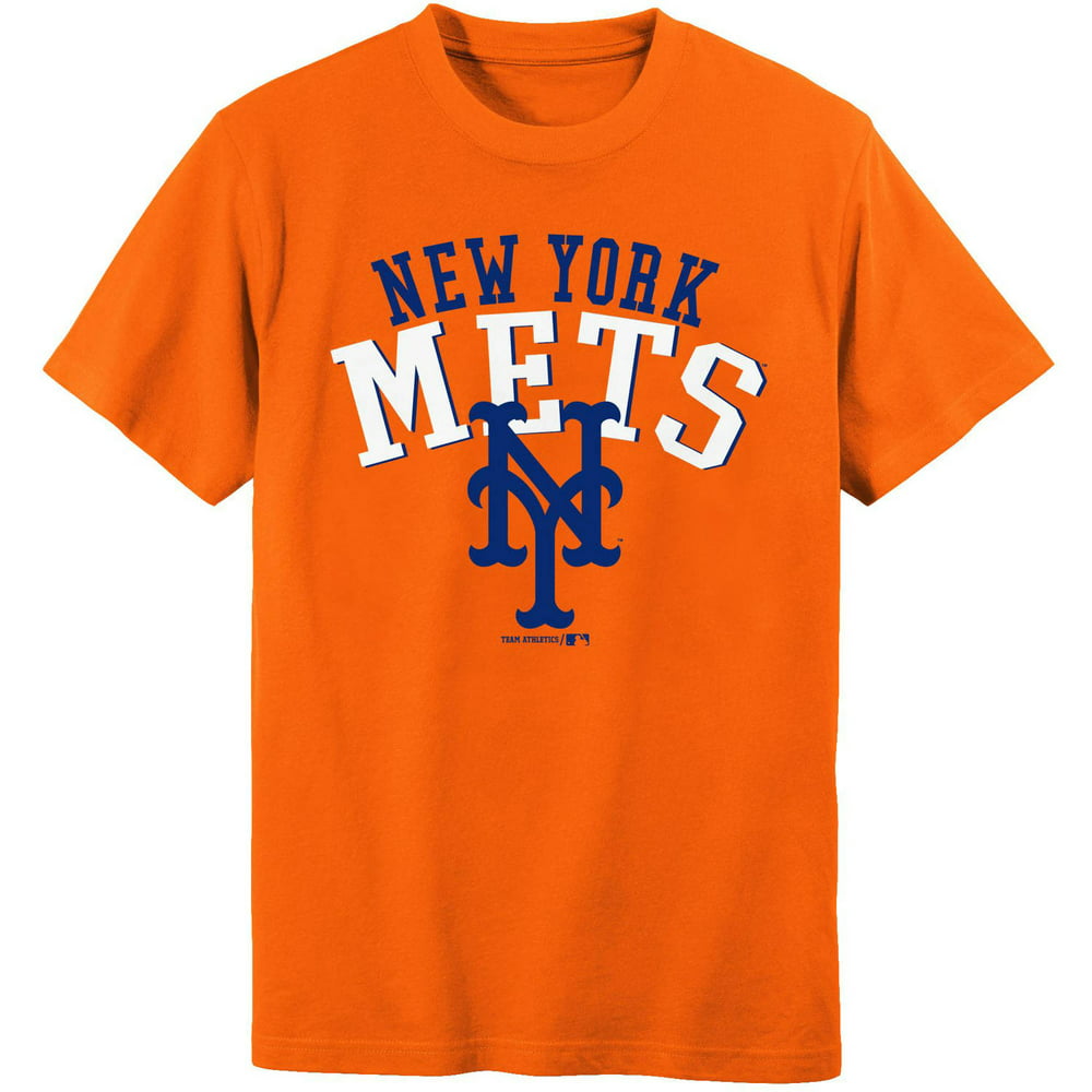 MLB - MLB New York Mets Boys 4-18 Short Sleeve Alternate Color Tee Team ...