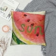 thumbnail image 2 of Hello Summer Pillow Covers Watermelon Pattern Design Pillow Covers Rustic Farmhouse Outdoor Throw Pillow Covers Summer Decor for Sofa Bed Sofa Couch (HS-Summer), 2 of 5