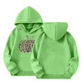 thumbnail image 6 of YunPes Girls Oversized Hoodie Leopard Pumpkin Graphic Sweatshirt Teen Kids Trendy Casual Pullover Top Halloween Party & Spring Fall Daily Wear, 6 of 6