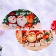 thumbnail image 2 of Mesa De Navidad Con Patrón De Muñeco De Nieve De Papá Noel Blanco Corredores De Mesa Rojos Suministros De Decoración Para Fiestas Navideñas Reunión Familiar Decoraciones Temáticas Vogacara HA045936-02, 2 of 6