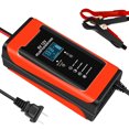 thumbnail image 1 of TFixol Smart Pulse Repair Charger for 6V 12V Car & Motorcycle Batteries, Red (US Standard), 1 of 6
