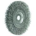thumbnail image 2 of Weiler Narrow Face Crimped Wire Wheel, 4 in D x 1/2 in W, .014 in Steel, 6,000 rpm - 1 EA (804-00144), 2 of 3